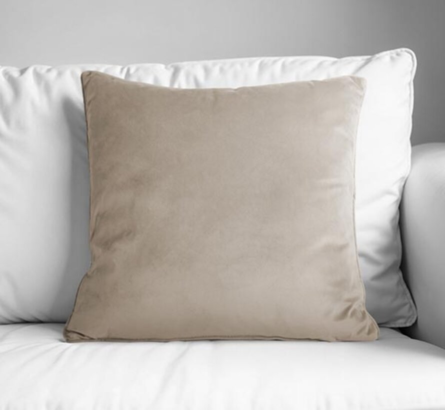 Sierkussen - Velvet - Taupe