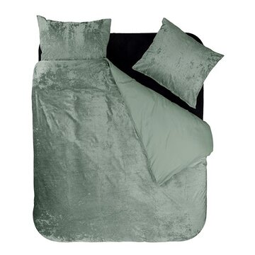 Sleeptime Crystal Velvet - Groen Dekbedovertrek