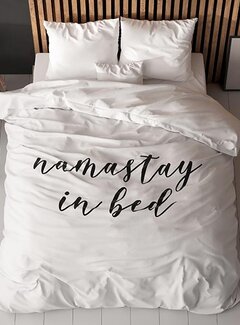 Sleeptime Essentials Namastay - Wit Dekbedovertrek