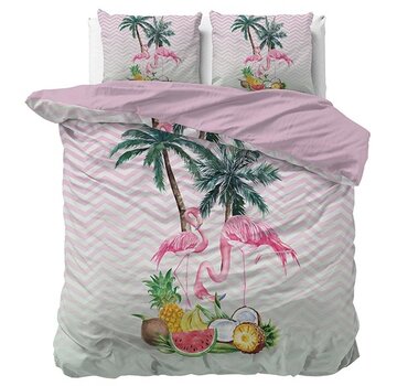 Sleeptime Essentials Fresh Air - Roze/Multi Dekbedovertrek