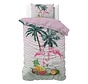 Fresh Air - Roze/Multi Dekbedovertrek