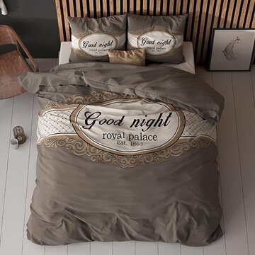 Sleeptime Essentials Royal Palace - Taupe Dekbedovertrek