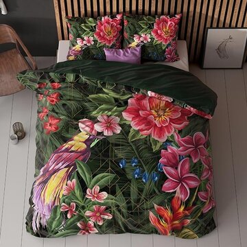 Sleeptime Essentials Milou 2 - Groen/Multi Dekbedovertrek