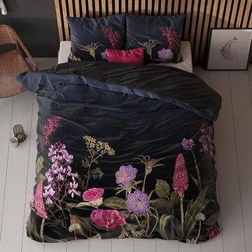 Sleeptime Essentials Feline - Zwart/Multi Dekbedovertrek