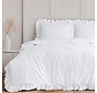 Ruffles - Wit Dekbedovertrek