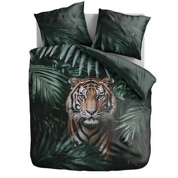 Zydante Jungle Majesty Tiger - Groen Dekbedovertrek