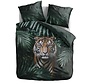 Jungle Majesty Tiger - Groen Dekbedovertrek