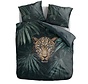 Jungle Majesty Leopard - Groen Dekbedovertrek