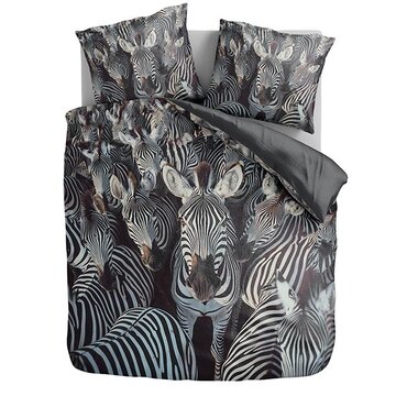 Zydante Savanna Stripes - Zwart/Wit Dekbedovertrek