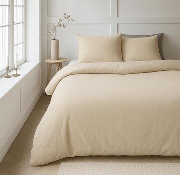 Sleeptime Teddy - Taupe Dekbedovertrek