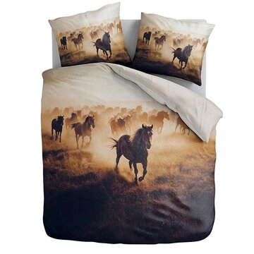 Zydante Terra Plains Horses - Multi Dekbedovertrek