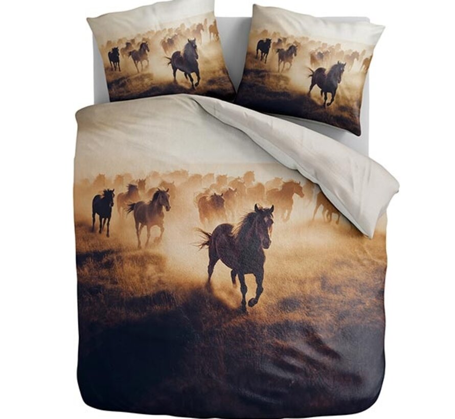 Terra Plains Horses - Multi Dekbedovertrek