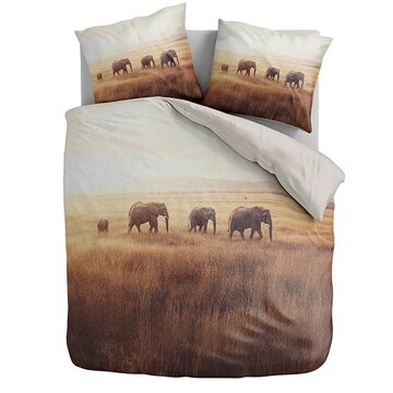 Zydante Terra Plains Elephant - Multi Dekbedovertrek