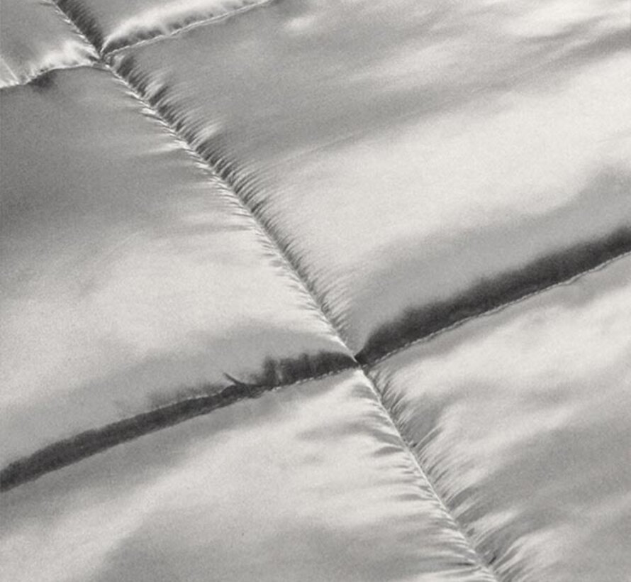 Dekbed Zonder Overtrek - Zilvergrijs Satin