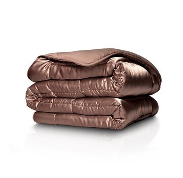 Zydante Dekbed Zonder Overtrek - Bruin Satin