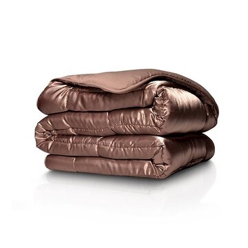 Zydante Dekbed Zonder Overtrek - Bruin Satin