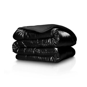 Zydante Dekbed Zonder Overtrek - Zwart Satin