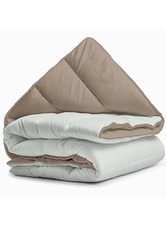 Sleeptime Dekbed Zonder Overtrek - Foggy/Teak All-in One Lazy