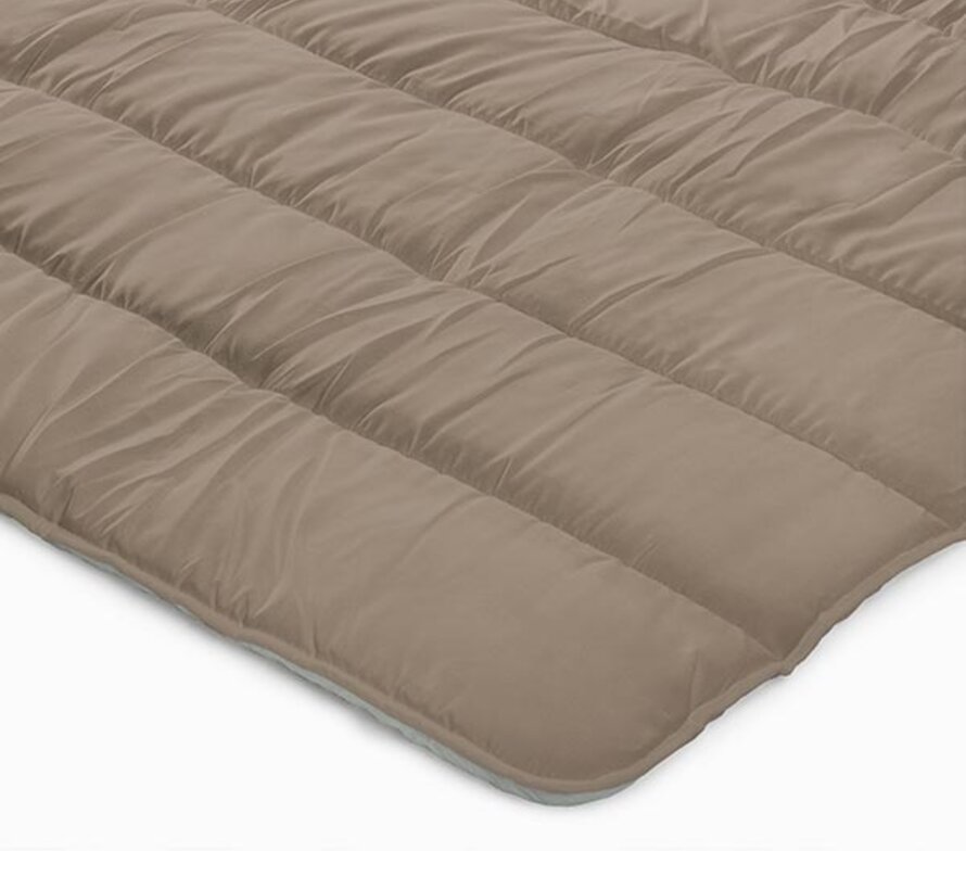 Dekbed Zonder Overtrek - Foggy/Teak All-in One Lazy