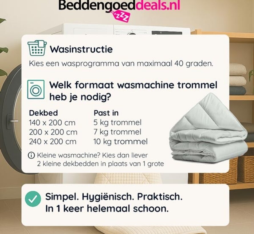 Dekbed Zonder Overtrek - Foggy All-in One Lazy