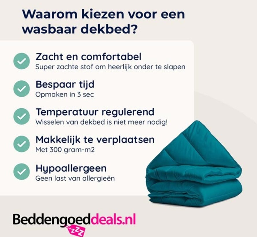 Dekbed Zonder Overtrek - Plume All-in One Lazy