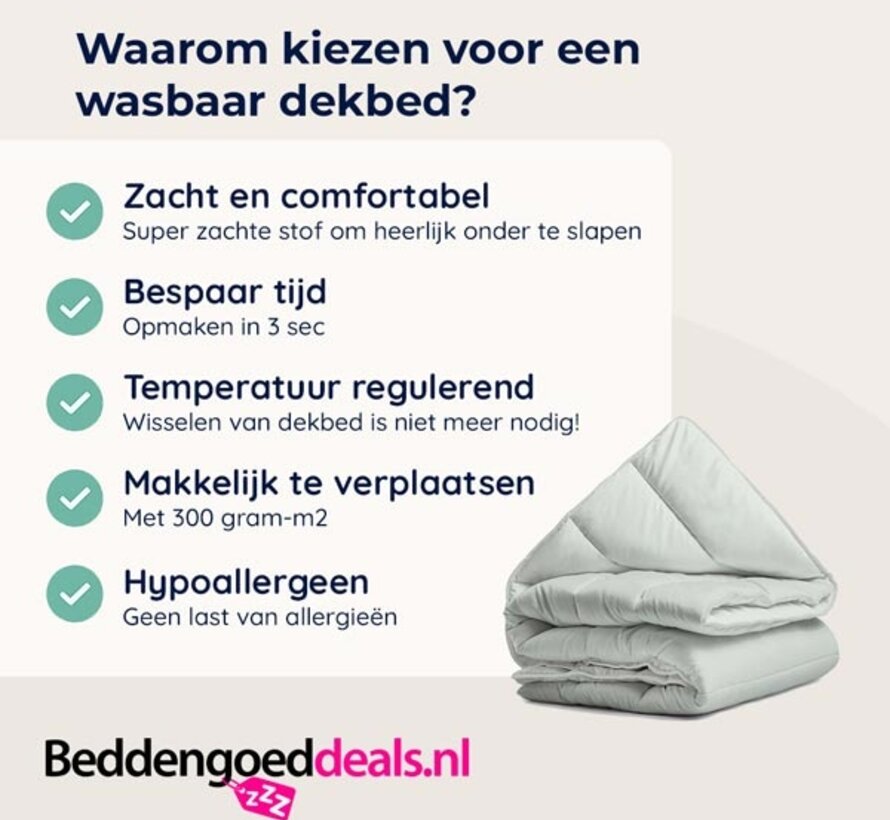 Dekbed Zonder Overtrek - Foggy All-in One Lazy
