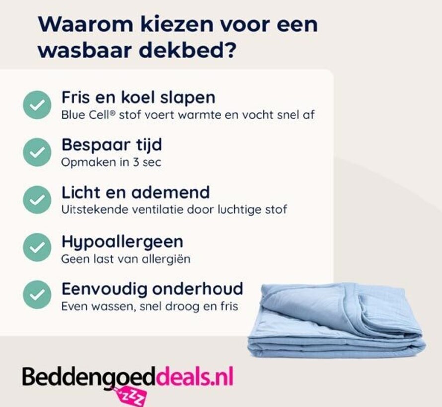 Dekbed Zonder Overtrek - Verkoelend Zomerdekbed
