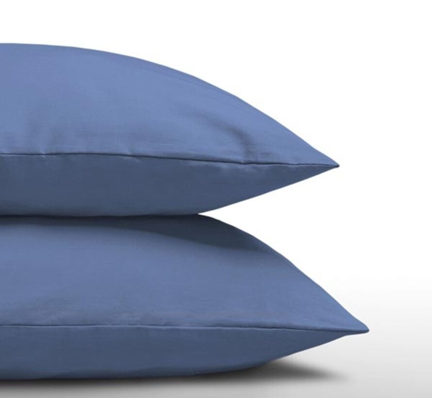 2-Pack: Kussenslopen - Katoen - Blauw