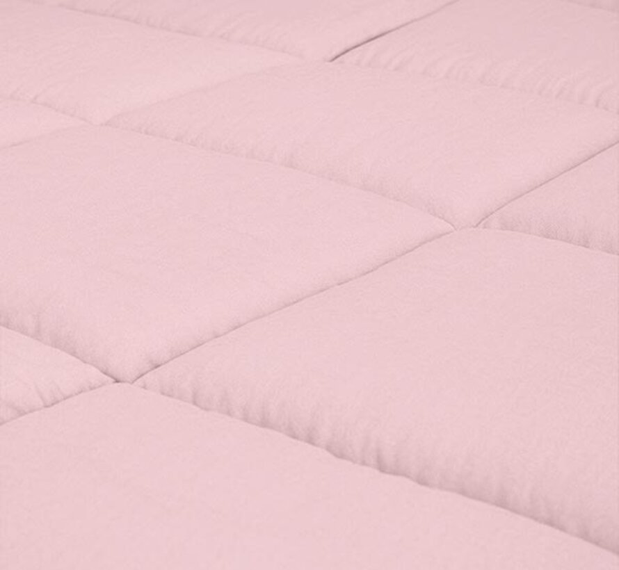 Dekbed Zonder Overtrek - Krijtroze Stone Washed
