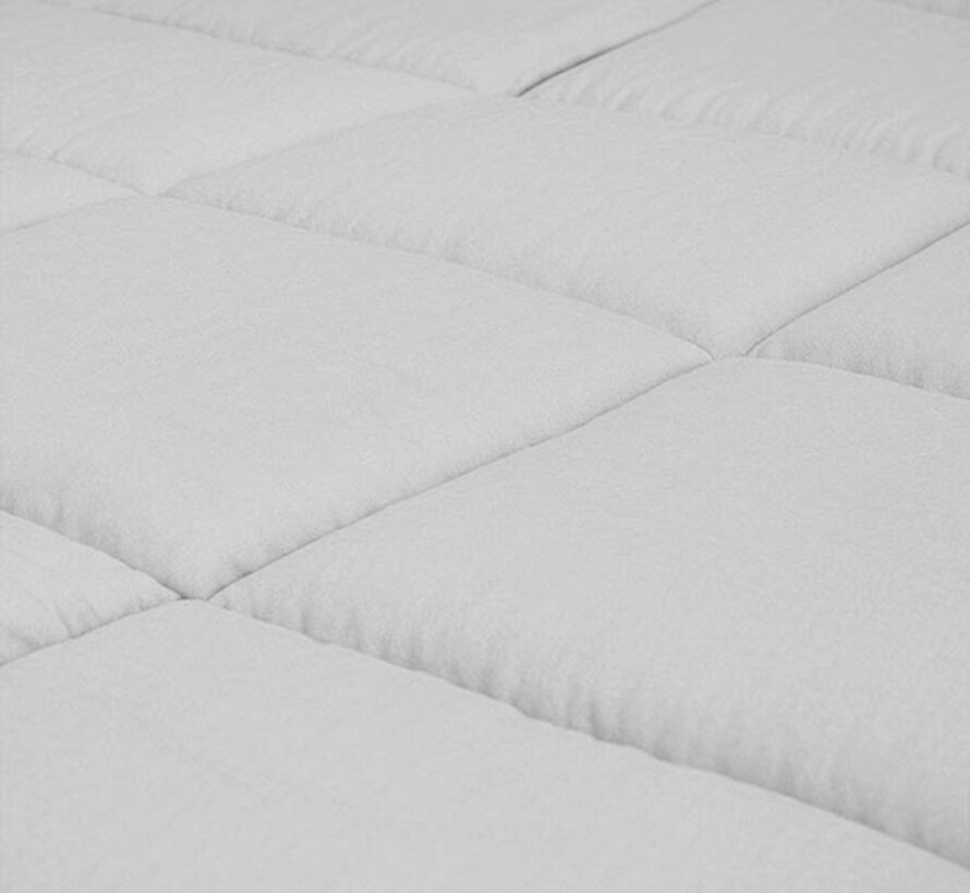 Dekbed Zonder Overtrek - Grijs Stone Washed