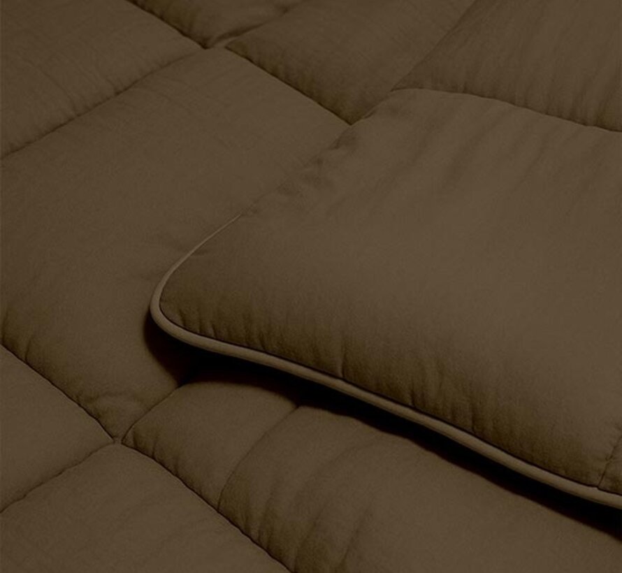 Dekbed Zonder Overtrek - Taupe Stone Washed