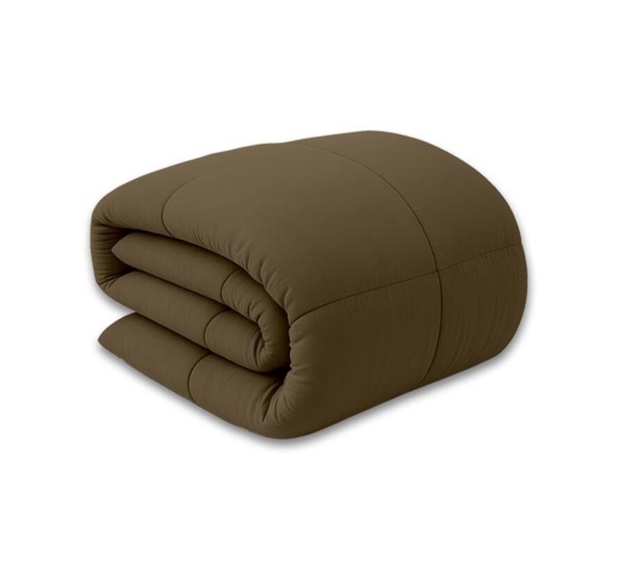 Dekbed Zonder Overtrek - Taupe Stone Washed