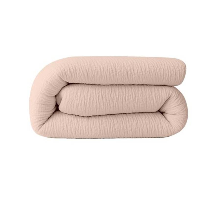 Dekbed Zonder Overtrek - Zachtroze Micro Mousseline