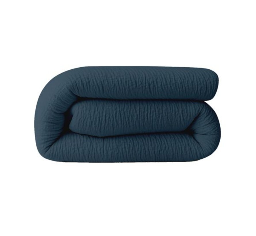 Dekbed Zonder Overtrek - Petrol Micro Mousseline