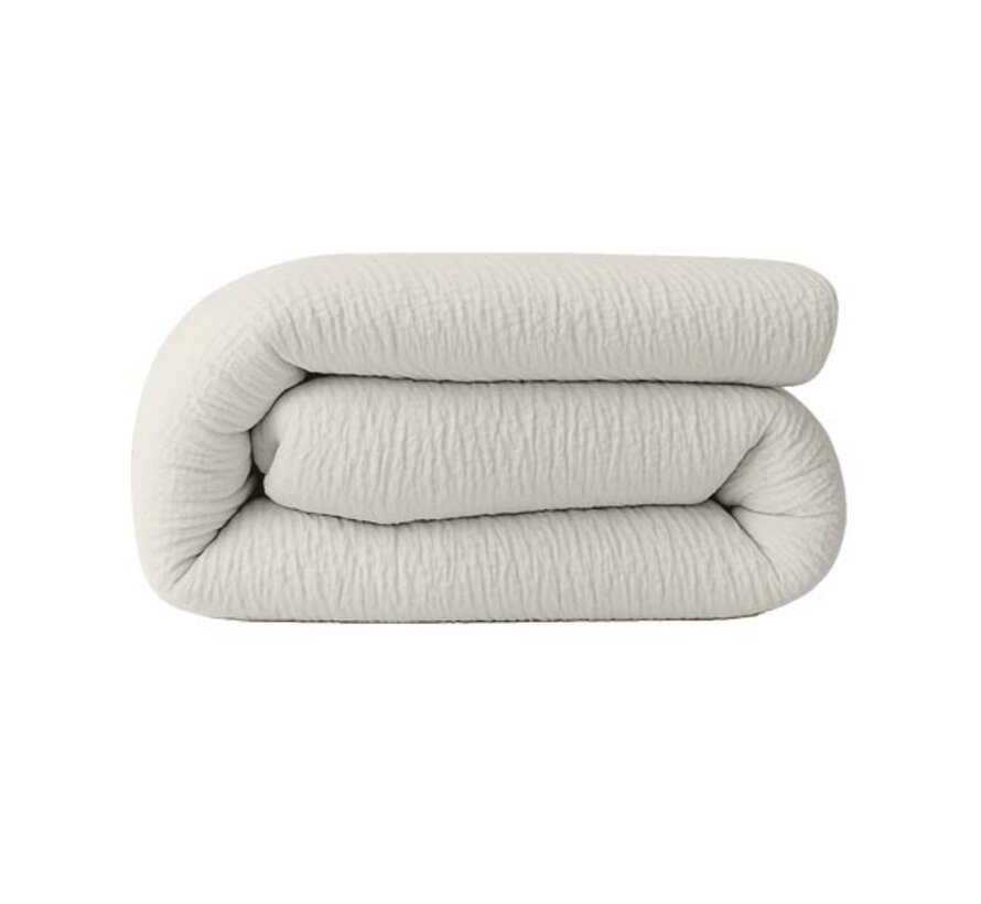 Dekbed Zonder Overtrek - Creme Micro Mousseline