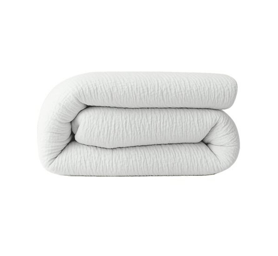 Dekbed Zonder Overtrek -Wit Micro Mousseline