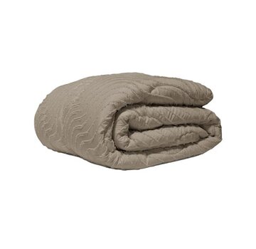 Zydante Dekbed Zonder Overtrek - Taupe Tufted Waves