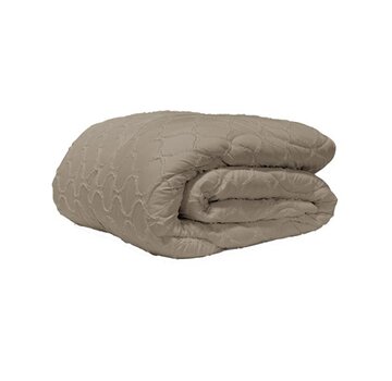 Zydante Dekbed Zonder Overtrek - Taupe Tufted Curve