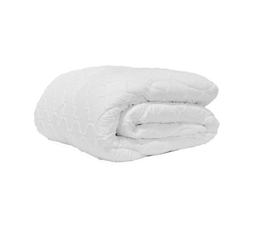 Dekbed Zonder Overtrek - Wit Tufted Curve