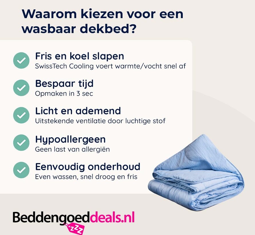 Dekbed Zonder Overtrek - Zomerdekbed Cooling