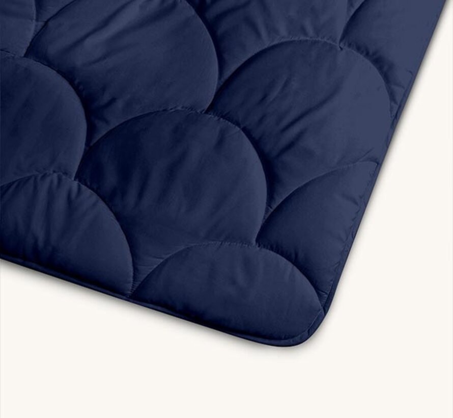 Dekbed Zonder Overtrek - Donkerblauw Easy