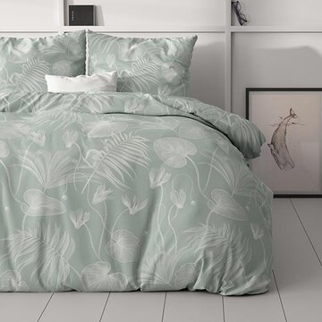 Sleeptime Classy Delight - Groen Dekbedovertrek