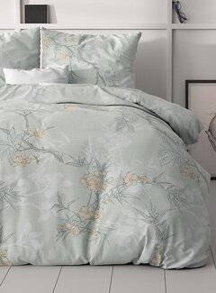 Sleeptime Classy Blossom - Blauwgroen Dekbedovertrek