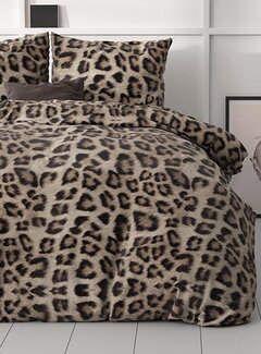 Sleeptime Classy Deep Panther - Taupe/Bruin Dekbedovertrek