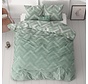 Wavey Shades - Groen Dekbedovertrek