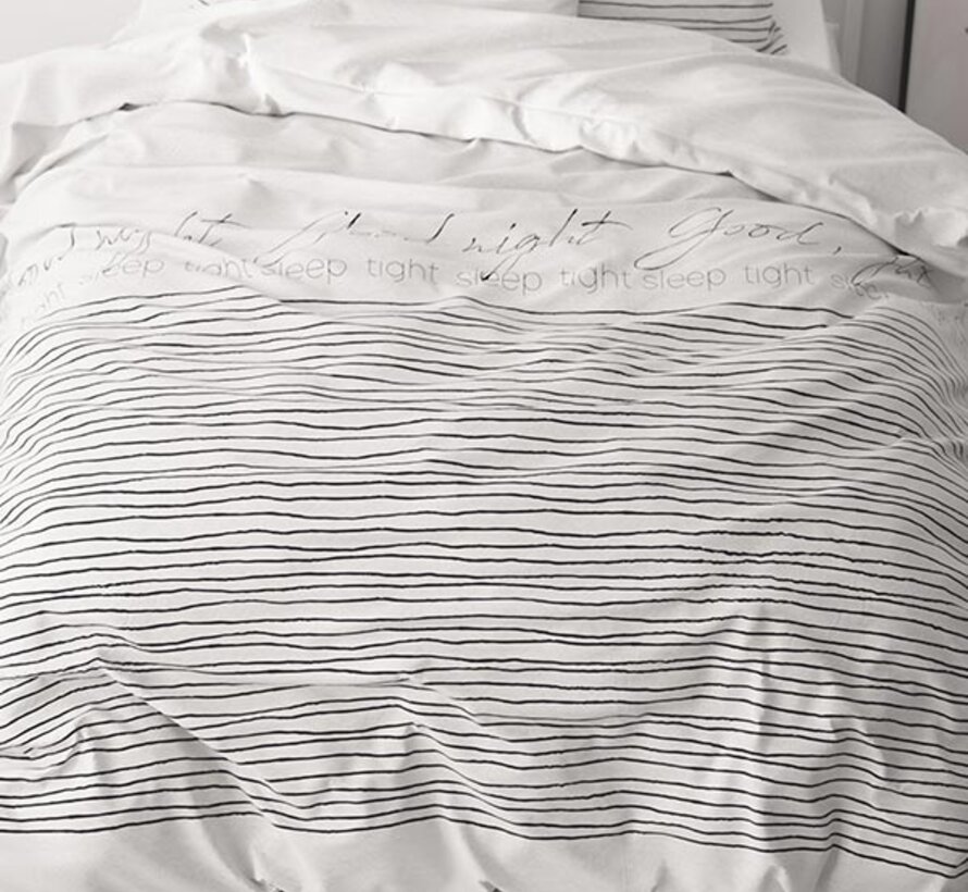 Sleeptight 2 - Wit Dekbedovertrek