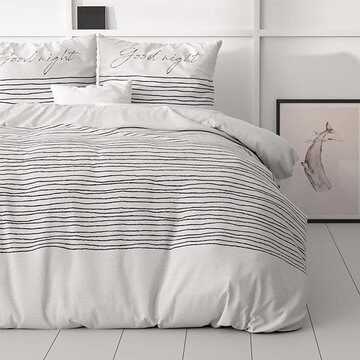 Sleeptime Classy Sleeptight 2 - Wit Dekbedovertrek