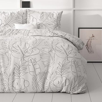 Sleeptime Classy Simply - Wit Dekbedovertrek