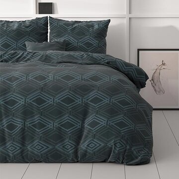 Sleeptime Classy Wavey - Navy Dekbedovertrek