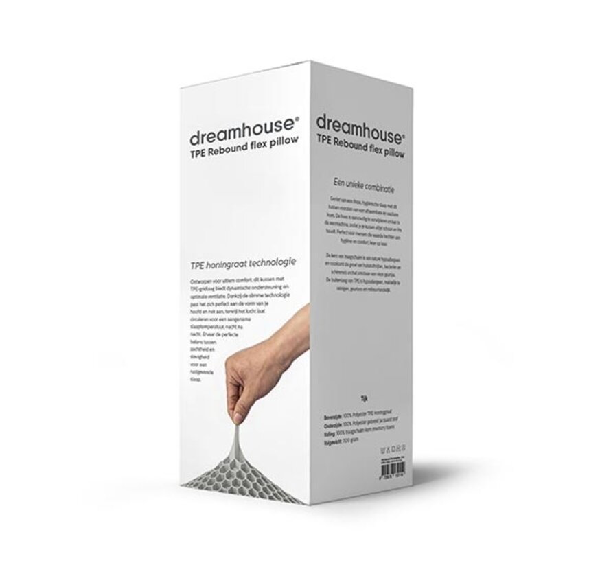 Hoofdkussen - TPE Rebound - Flex